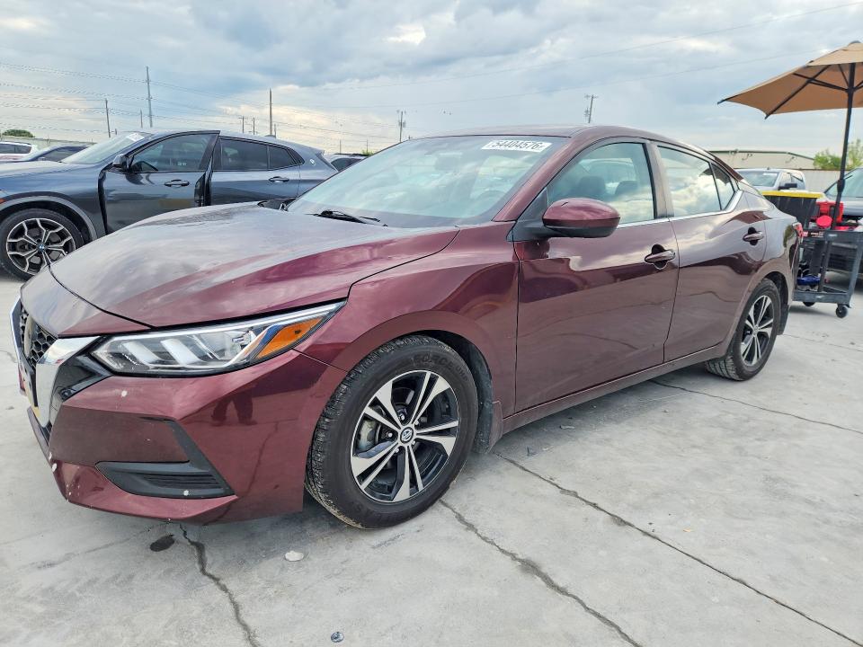 2021 Nissan Sentra VIN 3N1AB8CV6MY330857 — COPART salvage auction photo