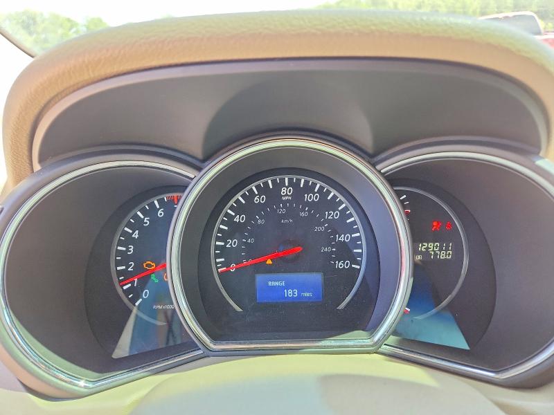 2014 Nissan Murano VIN JN8AZ1MW7EW512653 COPART salvage auction — SIDE, Ky - Cert Of Title-Salvage, sold $1,350 on 2026-07-27 (photo 9)