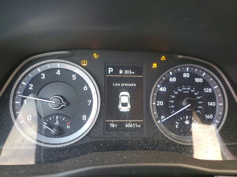 2021 Hyundai Sonata VIN 5NPEL4JAXMH079293 COPART salvage auction — FRONT END, Fl - Certificate Of Destruction, sold $1,350 on 2026-07-13 (photo 9)