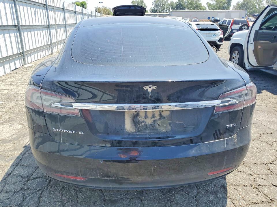 2018 Tesla Model s VIN 5YJSA1E20JF260357 COPART salvage auction — FRONT END, CA - SALVAGE CERTIFICATE, sold $2,200 on 2026-07-09 (photo 6)