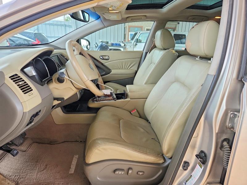 2009 Nissan Murano VIN JN8AZ18WX9W145750 COPART salvage auction — FRONT END, IN - CERT OF TITLE-SALVAGE TITLE, sold $350 on 2026-07-27 (photo 7)