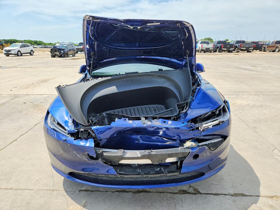 2025 Tesla Model 3 VIN 5YJ3E1EAXSF961148 COPART salvage auction — FRONT END, GA - CERT OF TITLE-SALVAGE, sold $6,500 on 2026-07-27 (photo 5)