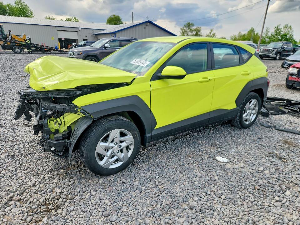 2025 Hyundai Kona VIN KM8HA3AB7SU187570 COPART salvage auction — FRONT END, Il - Salvage Certificate, sold $5,300 on 2026-07-27 (photo 1)