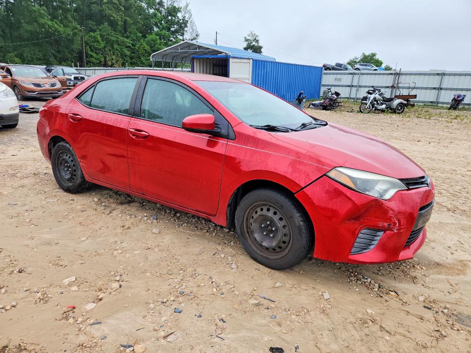 2016 Toyota Corolla VIN 5YFBURHE7GP546456 COPART salvage auction — REAR END, Fl - Cert Of Title Slvg Rebuildable, sold $2,500 on 2026-07-10 (photo 4)