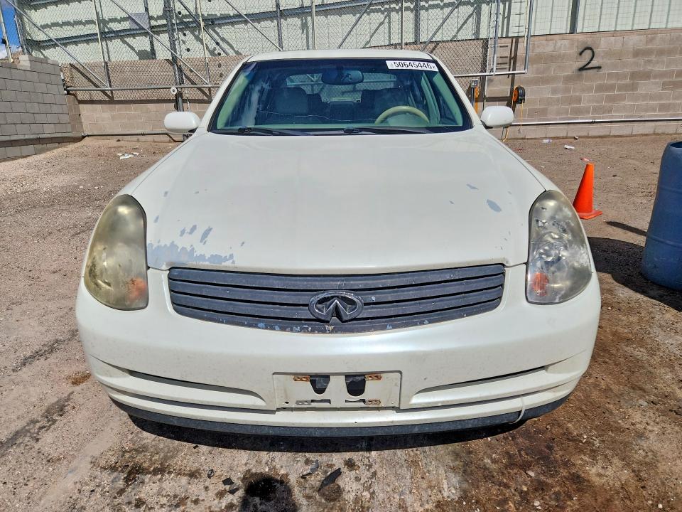 2003 Infiniti G VIN JNKCV51E73M011613 COPART salvage auction — REAR END, Nm - Cert Of Title-Salvage, sold $325 on 2026-07-27 (photo 5)