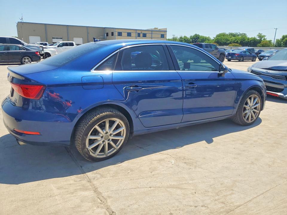 2016 Audi A3 VIN WAUE8GFFXG1026481 COPART salvage auction — UNDERCARRIAGE, Tx - Salvage Vehicle Title, sold $2,500 on 2026-07-06 (photo 3)