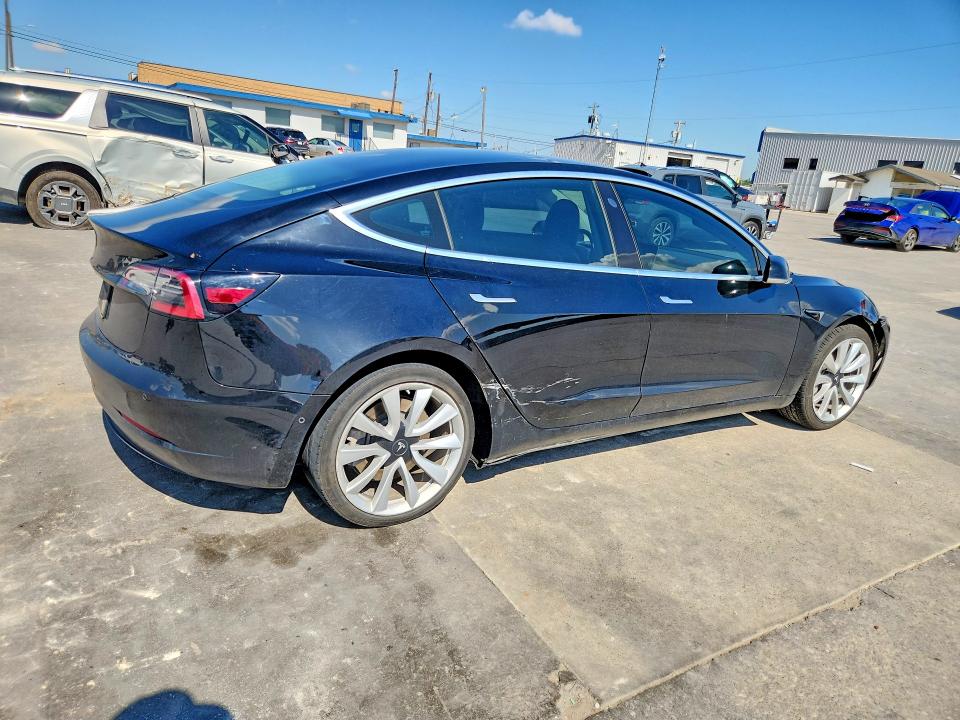 2020 Tesla Model 3 VIN 5YJ3E1EA5LF802247 COPART salvage auction — FRONT END, Tx - Salvage Vehicle Title, sold $3,750 on 2026-07-20 (photo 3)