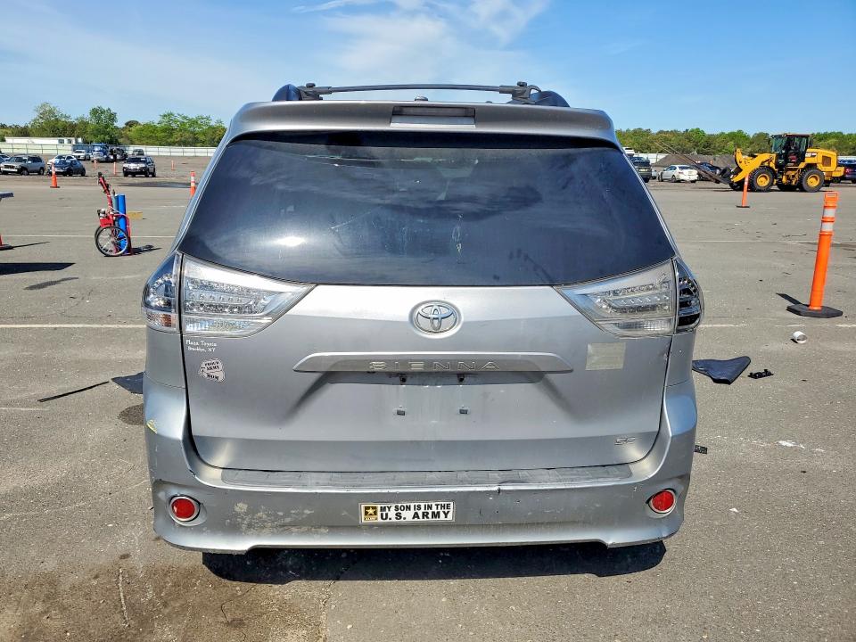 2011 Toyota Sienna VIN 5TDXK3DC8BS114990 COPART salvage auction — FRONT END, Ny - Mv-907A Salvage Certificate, sold $2,400 on 2026-07-08 (photo 6)