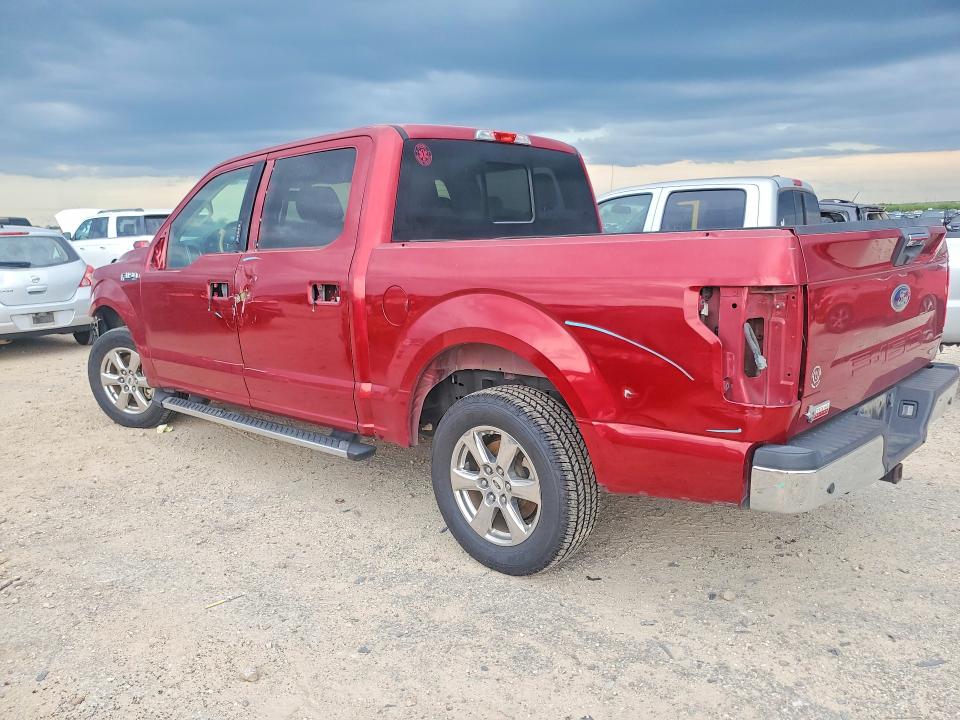 2018 Ford F-150 VIN 1FTEW1CG3JKC50616 COPART salvage auction — FRONT END, Tx - Salvage Vehicle Title, sold $7,100 on 2026-07-02 (photo 2)