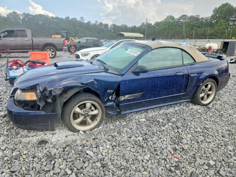 2002 Ford Mustang VIN 1FAFP45X22F161541 COPART salvage auction — FRONT END, Ga - Cert Of Title-Salvage, sold $650 on 2026-07-09 (photo 1)