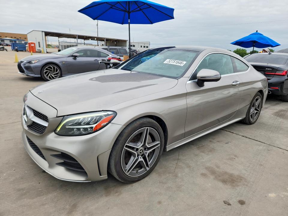 2019 Mercedes-benz C class VIN WDDWJ8EB1KF860432 COPART salvage auction — MECHANICAL, WV - CERTIFICATE OF TITLE (P), sold $7,900 on 2026-07-29 (photo 1)