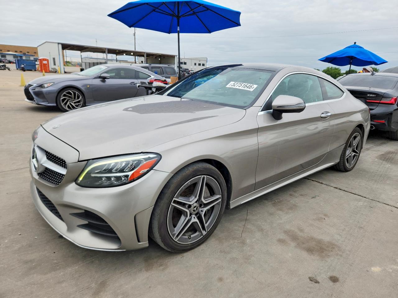 2019 Mercedes-Benz C-Class VIN WDDWJ8EB1KF860432 — COPART salvage auction photo