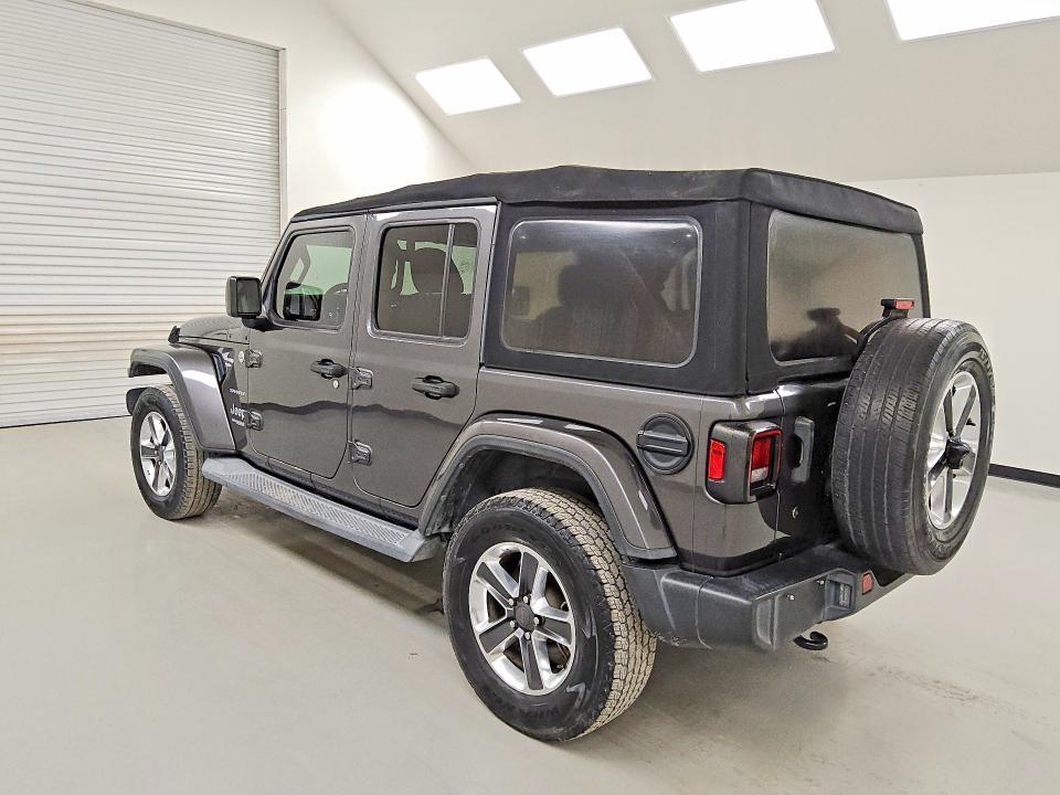 2018 Jeep Wrangler unlimited VIN 1C4HJXENXJW331311 COPART salvage auction — MECHANICAL, Tx - Certificate Of Title, sold $9,200 on 2026-07-02 (photo 2)