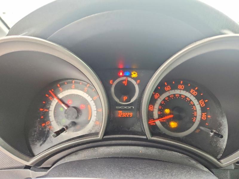 2012 Scion Tc VIN JTKJF5C73C3043574 COPART salvage auction — FRONT END, Tx - Salvage Vehicle Title, sold $950 on 2026-07-30 (photo 9)