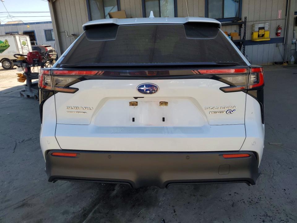 2024 Subaru Solterra VIN JTMABABA0RA082085 COPART salvage auction — FRONT END, Ca - Salvage Certificate, sold $9,200 on 2026-07-23 (photo 6)