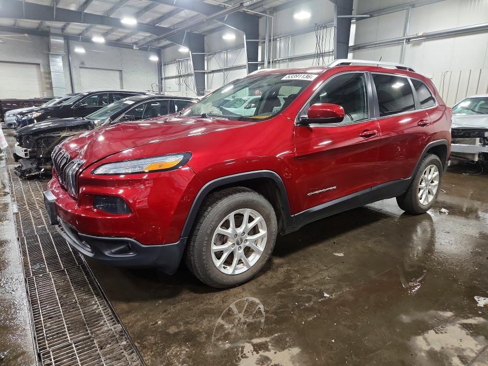 2014 Jeep Cherokee VIN 1C4PJMCS8EW248453 COPART salvage auction — FRONT END, Mn - Cert Of Title-Salvage, sold $1,150 on 2026-07-02 (photo 1)