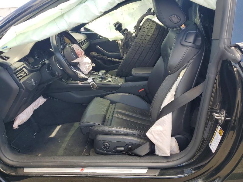 2019 Audi A5 VIN WAUSNAF59KA057374 COPART salvage auction — FRONT END, CA - SALVAGE CERTIFICATE, sold $1,300 on 2026-07-27 (photo 7)
