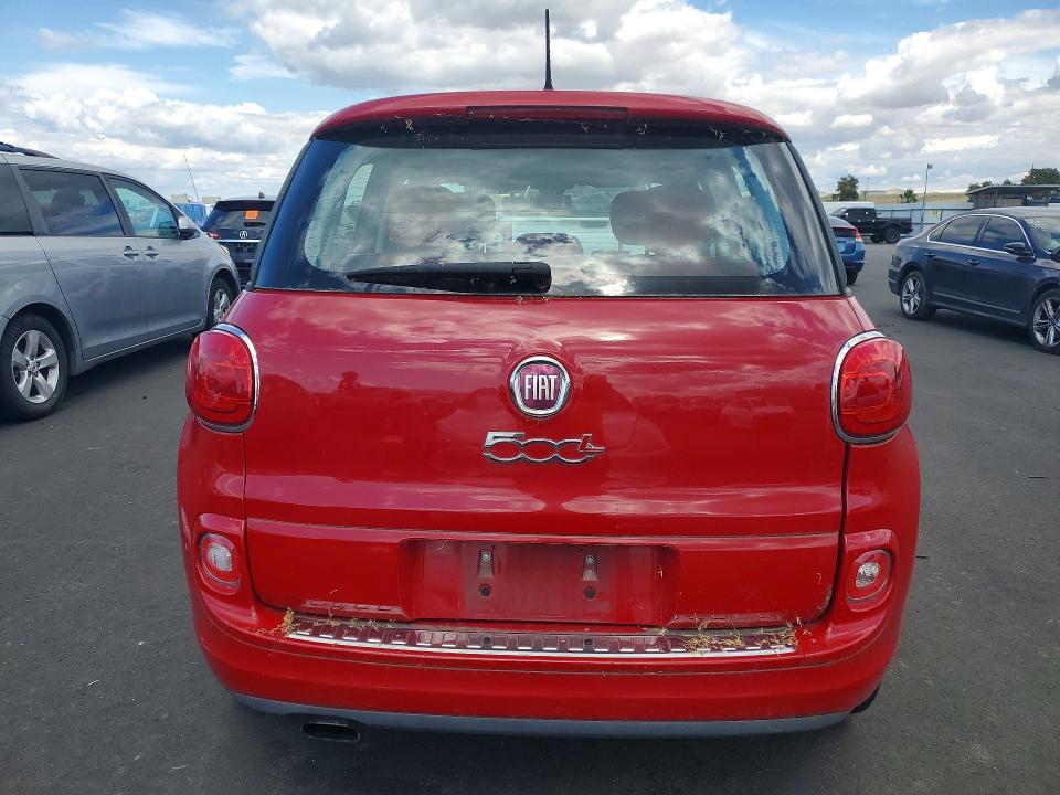 2016 Fiat 500 VIN ZFBCFAAH4GZ038300 COPART salvage auction — MECHANICAL, Ca - Dis/Dlr/Exp App For Dup Clean, sold $525 on 2026-07-08 (photo 6)