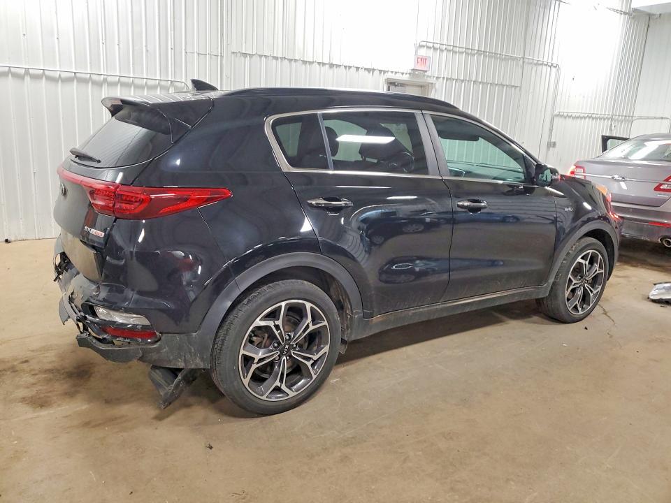 2021 Kia Sportage VIN KNDPRCA67M7848740 COPART salvage auction — REAR END, Mn - Cert Of Title-Salvage, sold $5,700 on 2026-07-28 (photo 3)
