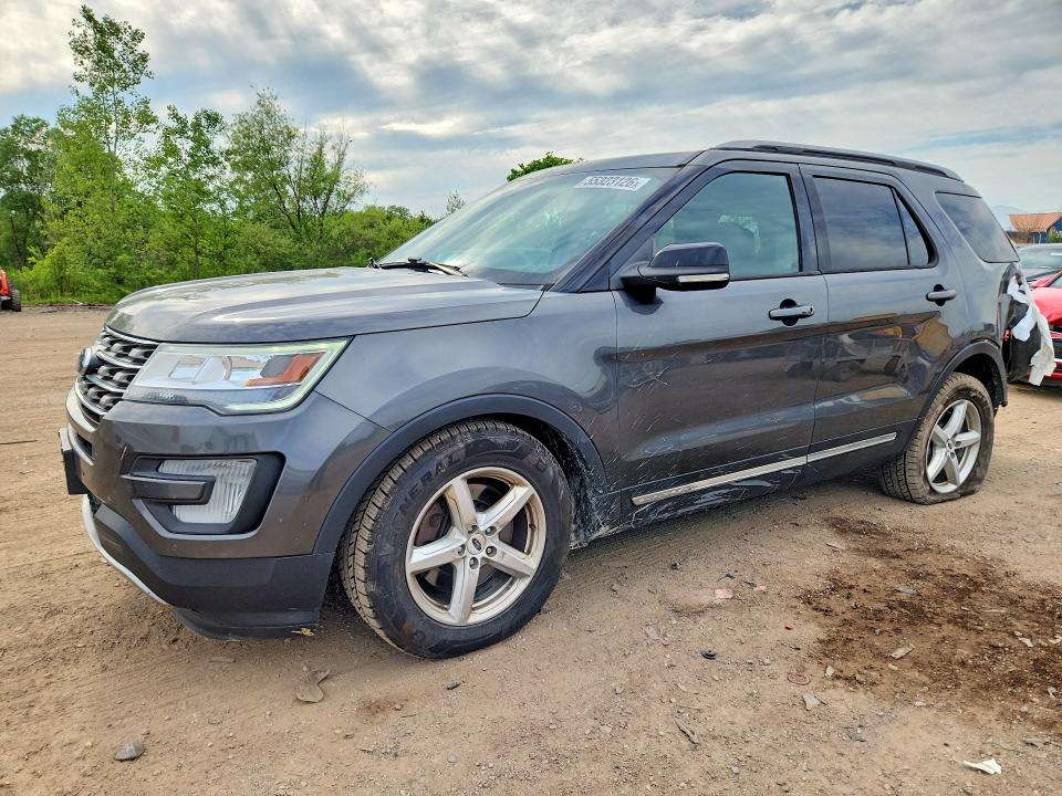 2017 Ford Explorer VIN 1FM5K8D89HGD84308 COPART salvage auction — REAR END, Oh - Cert Of Title-Salvage, sold $1,600 on 2026-07-02 (photo 1)