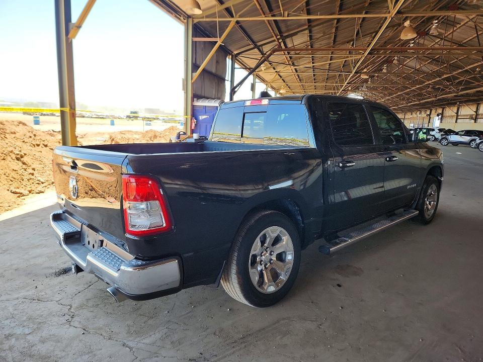 2019 Ram VIN 1C6RREFT8KN639798 COPART salvage auction — REAR END, ID - SALVAGE CERTIFICATE OF TITLE, sold $175 on 2026-07-29 (photo 3)