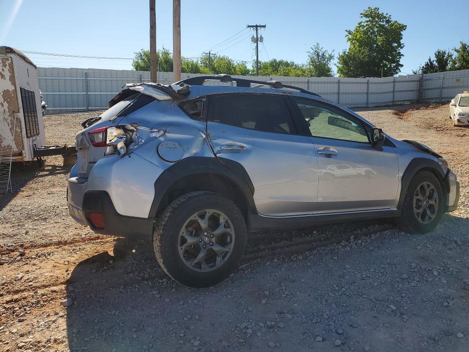 2021 Subaru Xv VIN JF2GTHSC6MH222708 COPART salvage auction — ROLLOVER, Ok - Cert Of Title-Rebuilt (P), sold $425 on 2026-07-09 (photo 3)