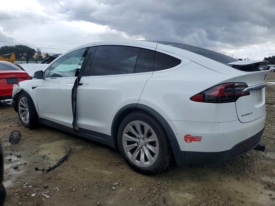 2017 Tesla Model x VIN 5YJXCAE20HF041764 COPART salvage auction — FRONT END, Ca - Salvage Certificate, sold $100 on 2026-07-21 (photo 2)