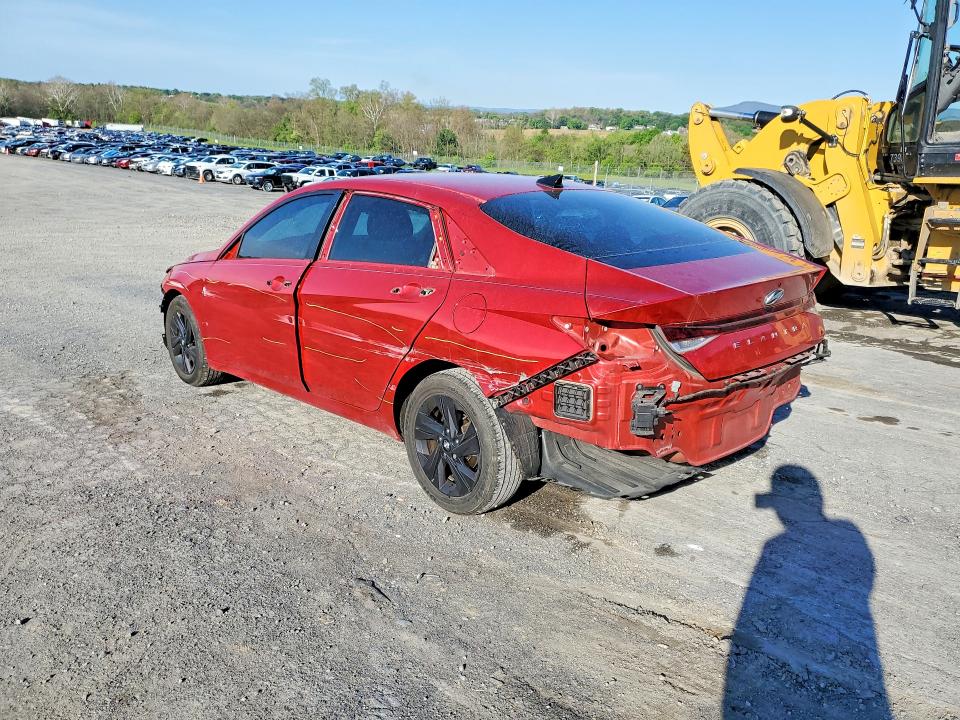 2022 Hyundai Elantra VIN 5NPLS4AG9NH080693 COPART salvage auction — FRONT END, Md - Cert Of Salvage > 75% Damage, sold $3,000 on 2026-07-24 (photo 2)