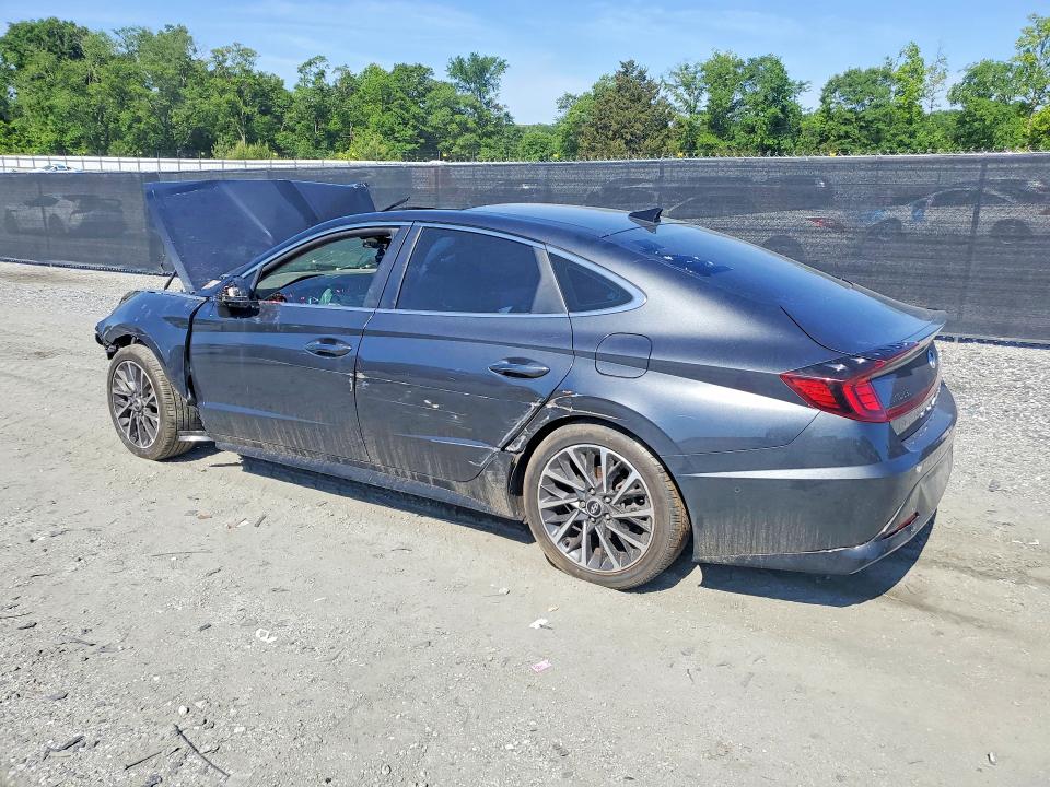 2023 Hyundai Sonata VIN KMHL34J20PA269420 COPART salvage auction — FRONT END, Ga - Certificate Of Title, sold $1,800 on 2026-07-08 (photo 2)