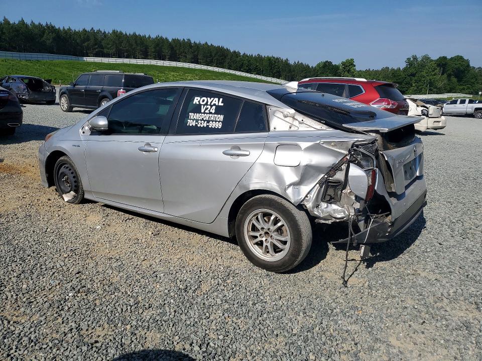 2017 Toyota Prius VIN JTDKARFU8H3544602 COPART salvage auction — REAR END, Nc - Salvage Certificate Of Title, sold $2,950 on 2026-07-16 (photo 2)