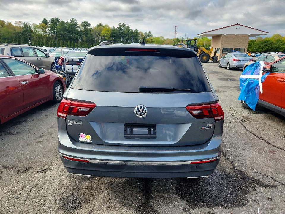 2018 Volkswagen Tiguan VIN 3VV2B7AX8JM123908 COPART salvage auction — FRONT END, Ma - Certificate Of Title, sold $3,750 on 2026-07-09 (photo 6)