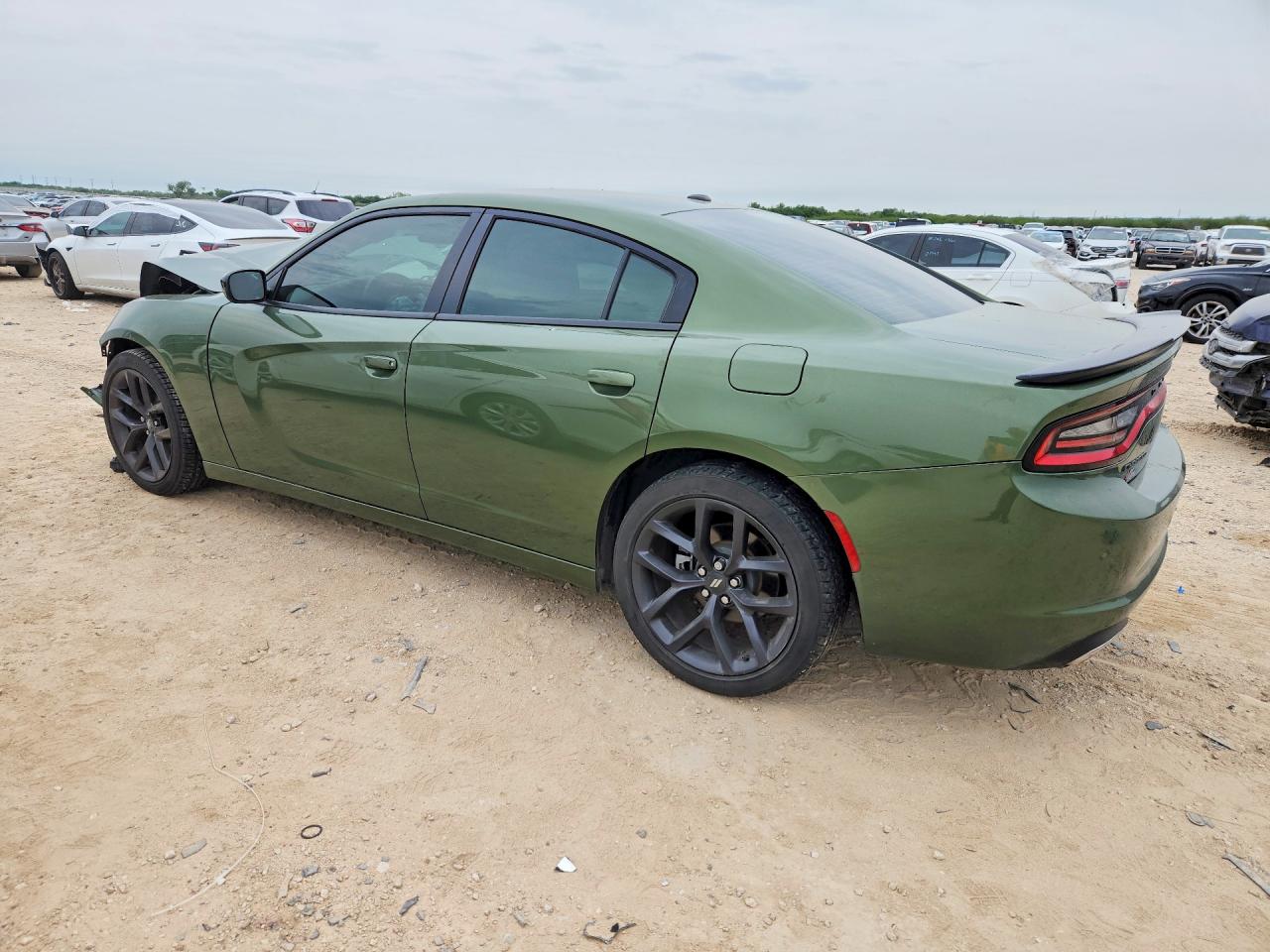 2021 Dodge Charger VIN 2C3CDXBG7MH619883 COPART salvage auction — Front End, TX - SALVAGE VEHICLE TITLE, sold $2,550 on 2026-06-25 (photo 2)