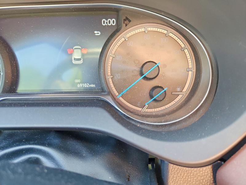 2022 Toyota Venza VIN JTEAAAAHXNJ102589 COPART salvage auction — FRONT END, Md - Cert Of Salvage > 75% Damage, sold $9,600 on 2026-07-24 (photo 9)