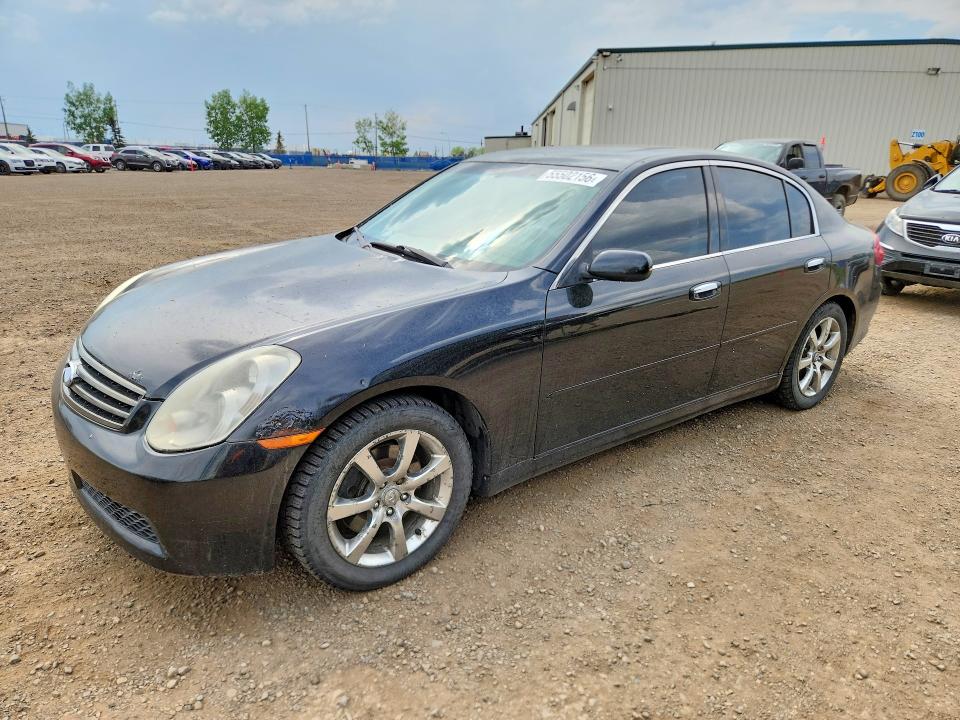 2005 Infiniti G35 VIN JNKCV51E85M221317 COPART salvage auction — SIDE, Ab - Bos - Salvage, sold $250 on 2026-07-28 (photo 1)