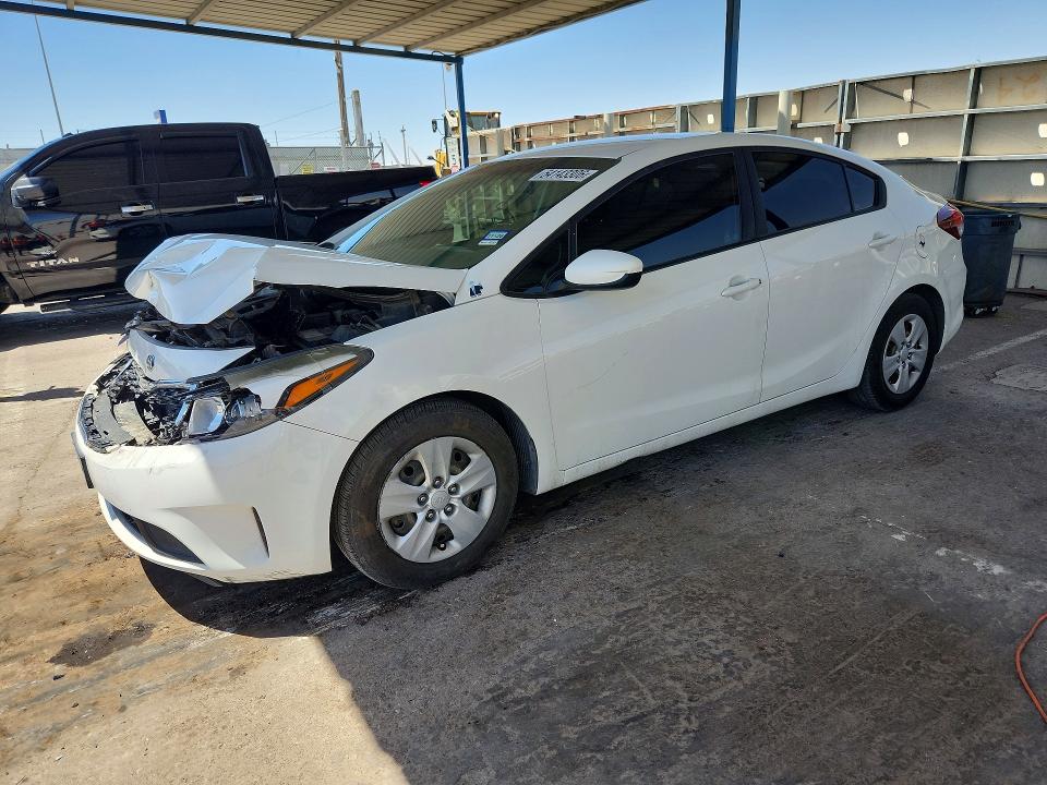 2018 Kia VIN 3KPFK4A77JE276403 COPART salvage auction — FRONT END, Tx - Salvage Vehicle Title, sold $1,650 on 2026-07-10 (photo 1)