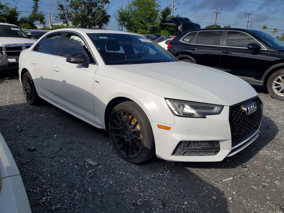 2017 Audi A4 VIN WAUENAF45HN055160 COPART salvage auction — SIDE, Fl - Cert Of Title Slvg Rebuildable, sold $3,050 on 2026-07-14 (photo 4)