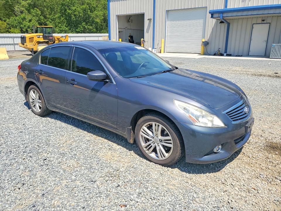 2012 Infiniti G VIN JN1DV6AR8CM730662 COPART salvage auction — REAR END, Nc - Salvage Certificate Of Title, sold $175 on 2026-07-30 (photo 4)