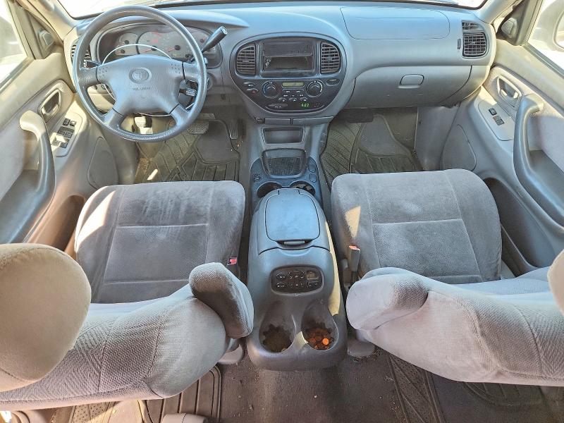 2002 Toyota Sequoia VIN 5TDZT34A02S085926 COPART salvage auction — REAR END, Mt - Dis/Dlr/Exp Only Clean Title, sold $600 on 2026-07-06 (photo 8)
