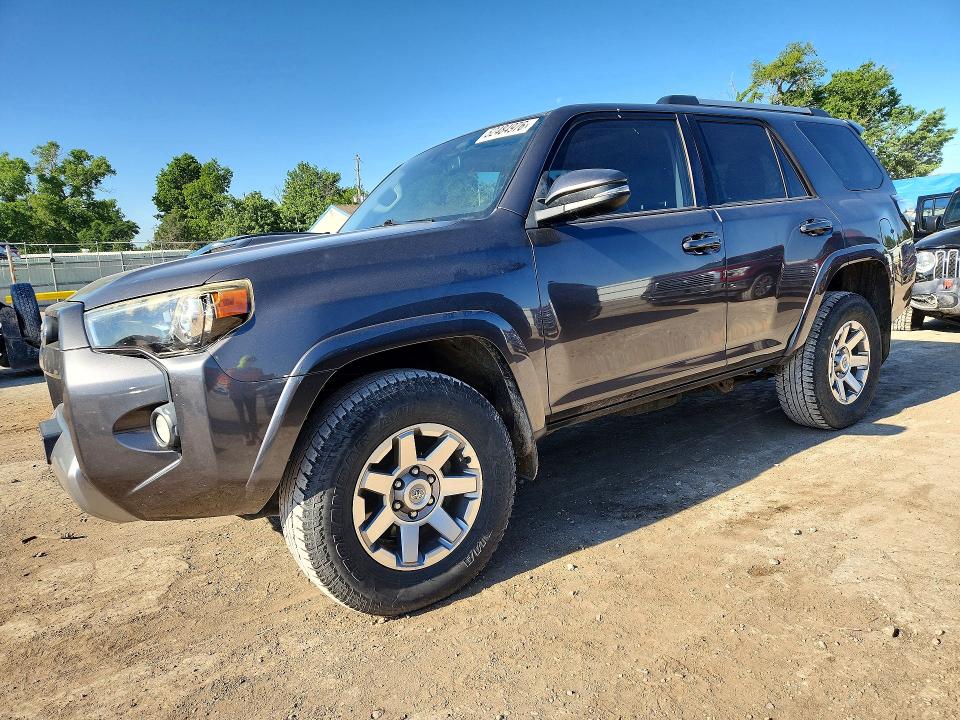 2014 Toyota 4runner VIN JTEBU5JR4E5173985 COPART salvage auction — HAIL, Ks - Cert Of Title-Salvage, sold $13,300 on 2026-07-20 (photo 1)