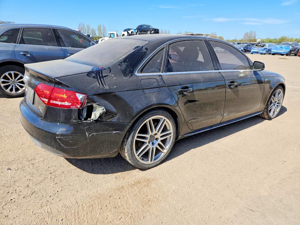 2012 Audi A4 VIN WAUFFCFL5CA113787 COPART salvage auction — REAR END, On - Permit Salvage, sold $575 on 2026-07-07 (photo 3)