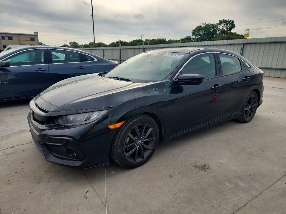 2020 Honda Civic VIN SHHFK7H67LU417187 COPART salvage auction — HAIL, Tx - Certificate Of Title, sold $9,500 on 2026-07-16 (photo 1)