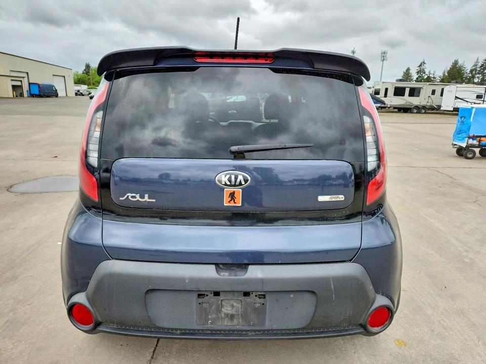 2014 Kia Soul VIN KNDJP3A55E7107412 COPART salvage auction — UNDERCARRIAGE, Or - Salvage Title Certificate, sold $550 on 2026-07-06 (photo 6)