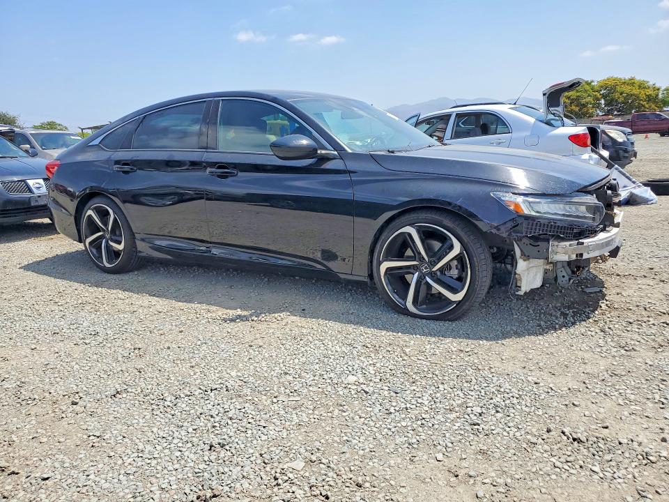 2022 Honda Accord VIN 1HGCV1F31NA023683 COPART salvage auction — FRONT END, Ca - Salvage Certificate, sold $7,700 on 2026-07-02 (photo 4)