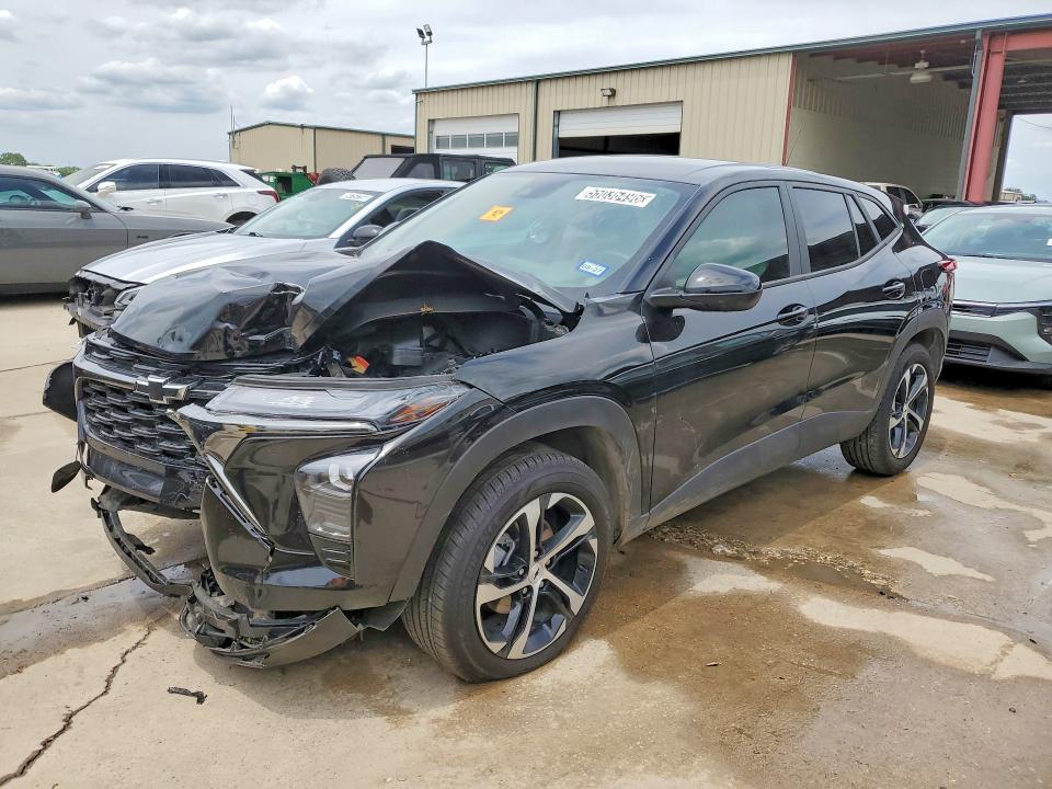 2025 Chevrolet Trax VIN KL77LGEP1SC321712 COPART salvage auction — FRONT END, Tx - Certificate Of Title, sold $3,200 on 2026-07-07 (photo 1)