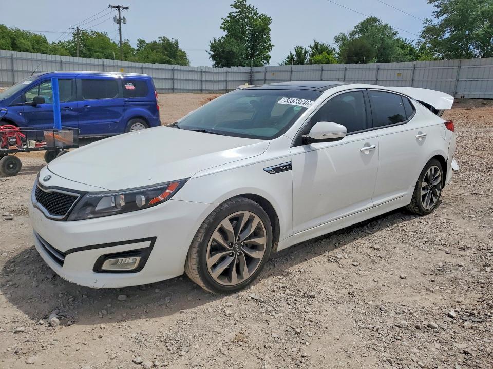 2015 Kia Optima VIN 5XXGR4A6XFG495250 COPART salvage auction — REAR END, Ok - Cert Of Title-Salvage, sold $375 on 2026-07-21 (photo 1)