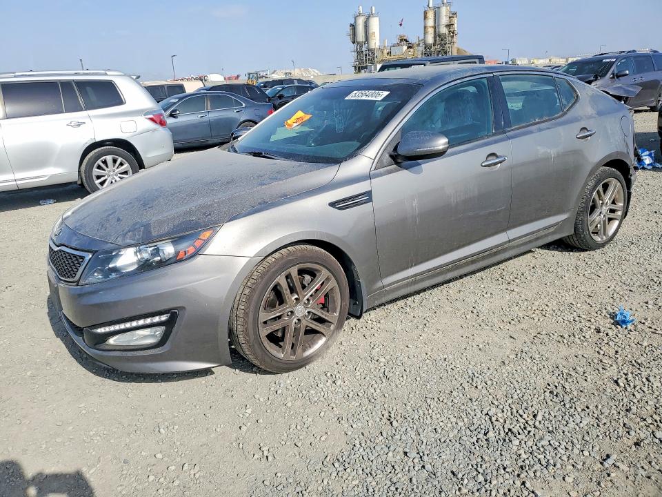 2013 Kia Optima VIN 5XXGR4A6XDG150250 COPART salvage auction — REAR END, Ca - Salvage Certificate, sold $650 on 2026-07-28 (photo 1)