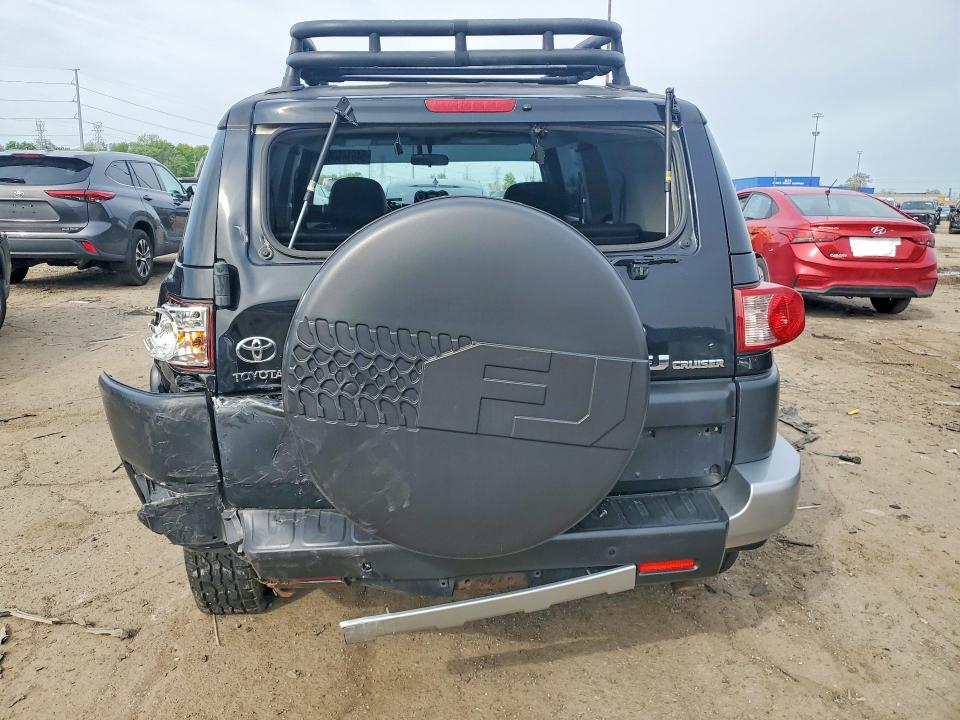 2008 Toyota Fj cruiser VIN JTEBU11F68K034896 COPART salvage auction — REAR END, Oh - Cert Of Title-Salvage, sold $3,900 on 2026-07-31 (photo 6)