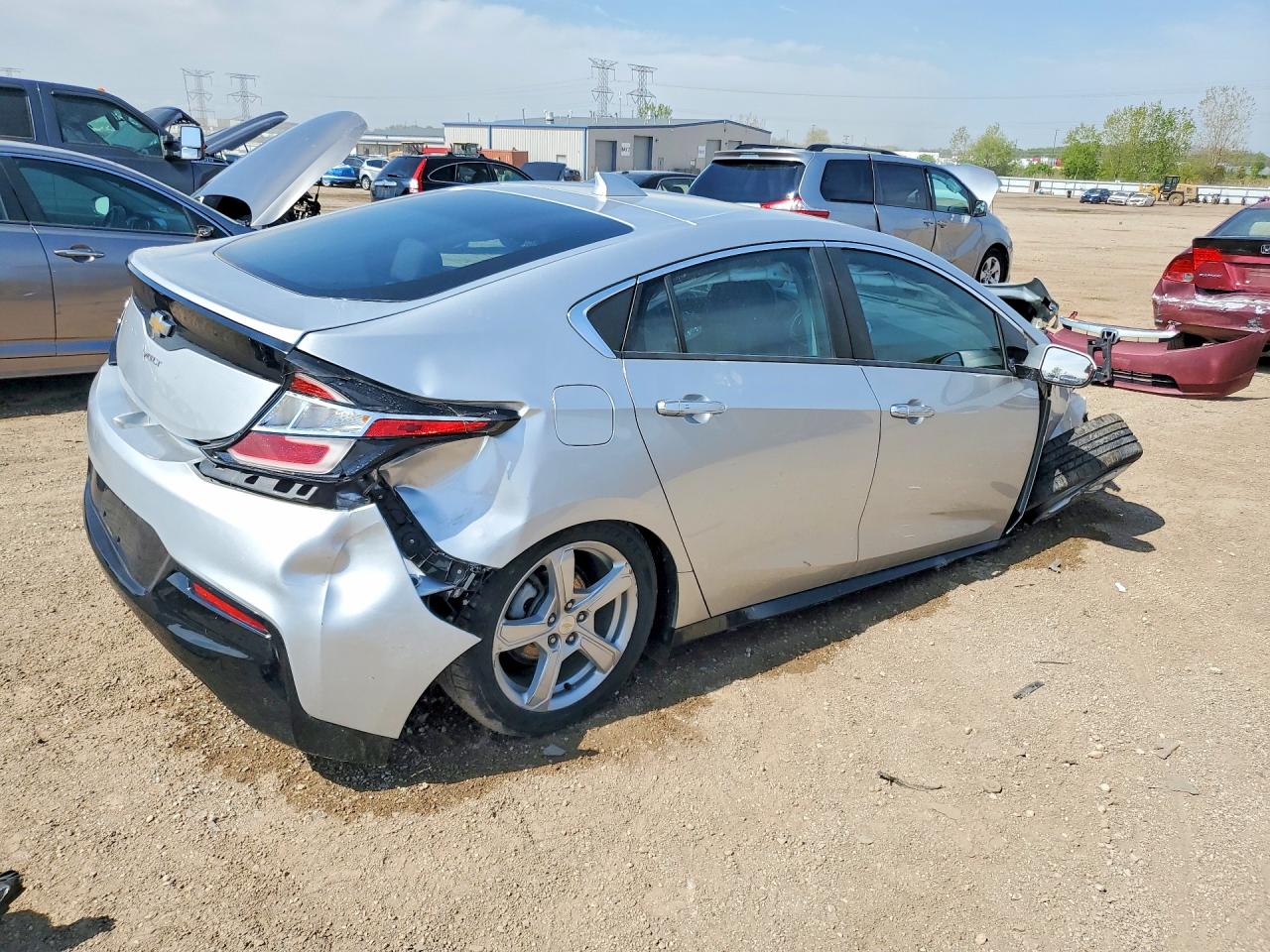 2018 Chevrolet Volt VIN 1G1RC6S52JU136322 COPART salvage auction — Front End, IL - SALVAGE CERTIFICATE, sold $325 on 2026-06-30 (photo 3)