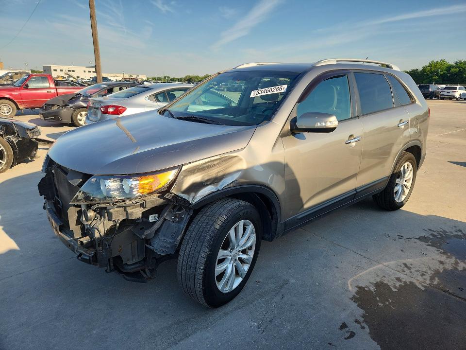 2011 Kia Sorento VIN 5XYKT4A29BG082430 COPART salvage auction — FRONT END, Tx - Salvage Vehicle Title, sold $1,700 on 2026-07-16 (photo 1)
