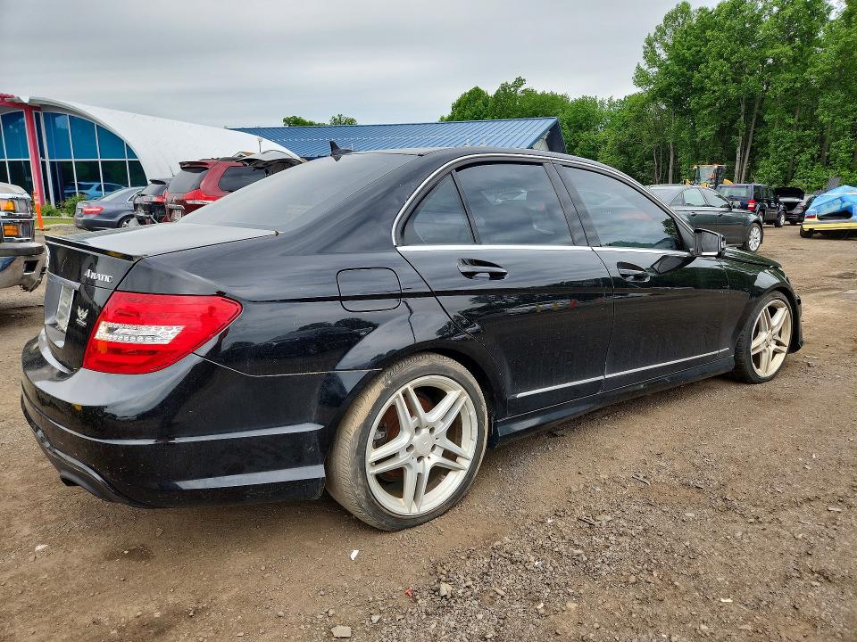2012 Mercedes-benz C class VIN WDDGF8BB5CR192497 COPART salvage auction — FRONT END, Ct - Certificate Of Title, sold $1,600 on 2026-07-27 (photo 3)